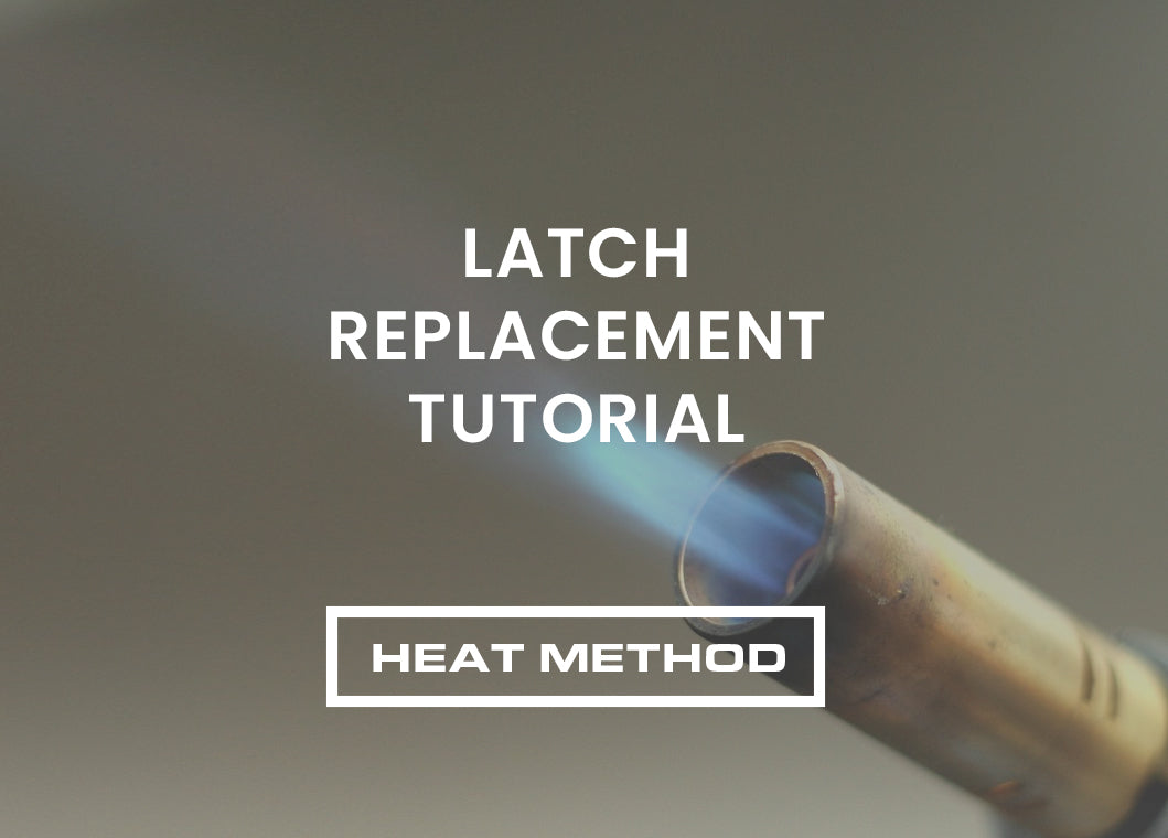 How to replace a latch - Heat Method