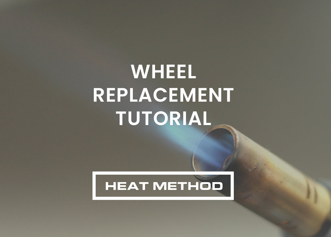 How to replace a wheel - Heat Method