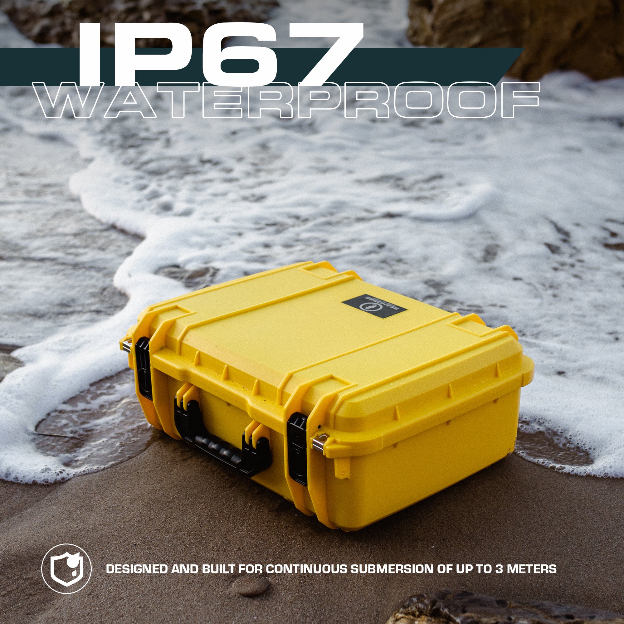 Seahorse SE730 Case - 18.1 x 12.9 x 7.9” - Rugged and Waterproof Cases  for Versatile Storage