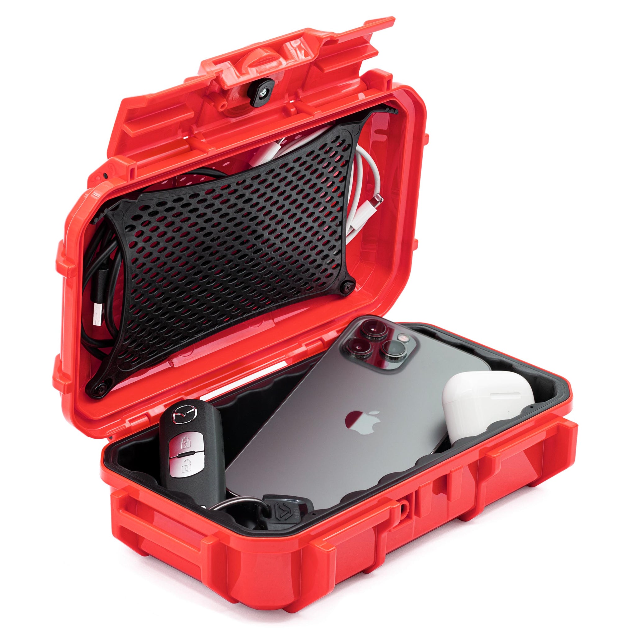 56 Micro custodia protettiva rigida portatile impermeabile con schiuma 56 Micro custodia protettiva rigida portatile impermeabile con schiuma